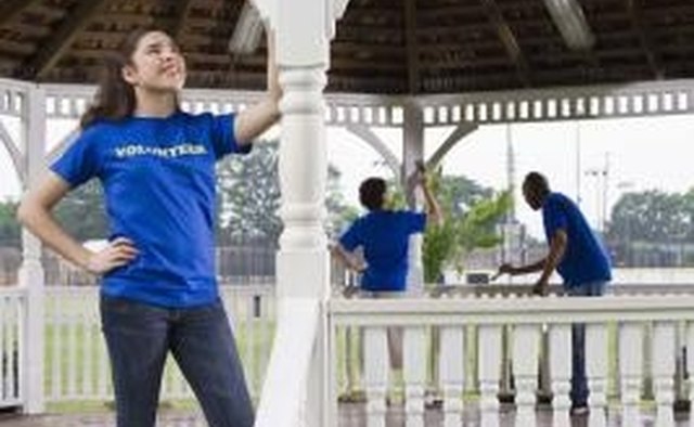 Volunteer for community projects as a group.