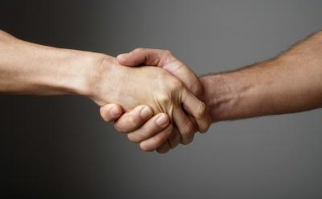 Give a handshake.