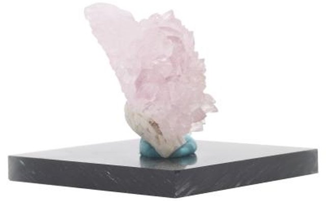 Rose quartz symbolizes warmth and love.