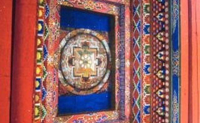 A mandala needs a viewer to unlock its hidden meaning.