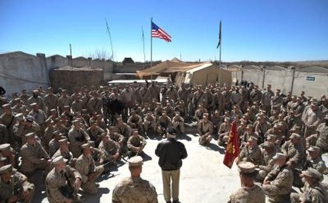 Temporary bases function as the center of operations in remote locations.