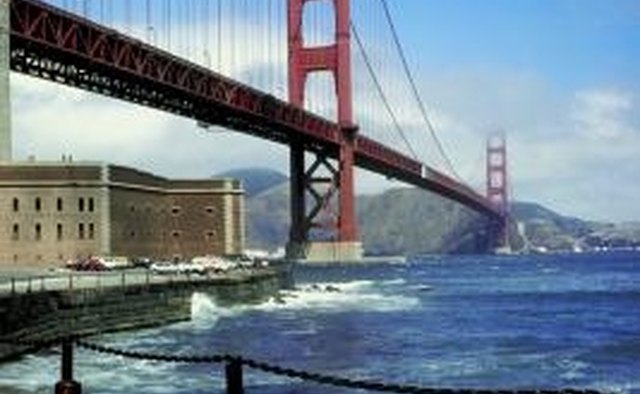 Fort Point, located under the Golden Gate Bridge in San Francisco, is a popular tourist attraction.