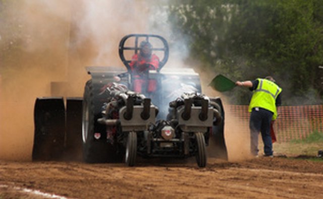 A high dynamic load is presented to these tires.