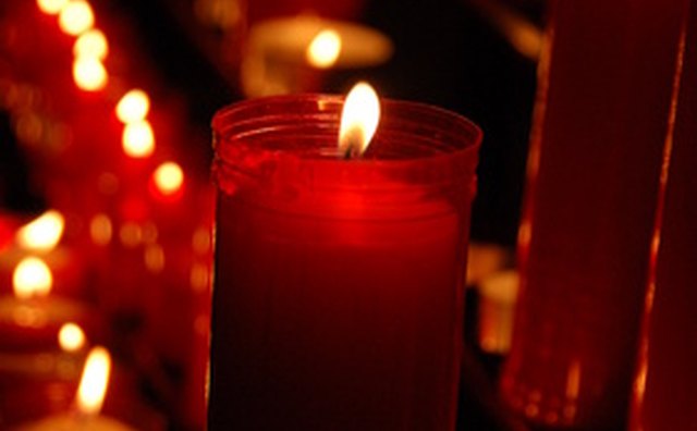 Candles in church