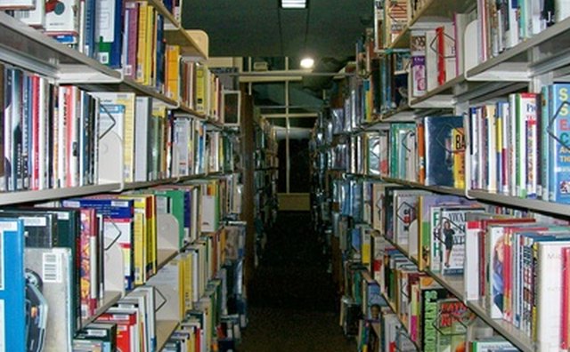 Libraries accept book donations and run book drives.