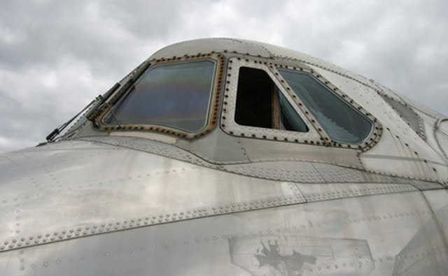 Airplane windshields take advantage of the strength of plastic.