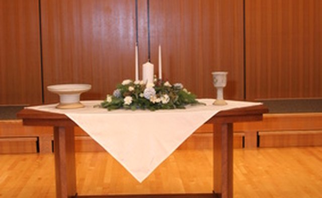 A simple communion table