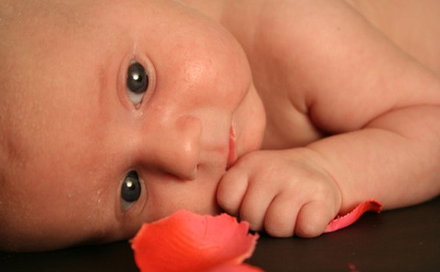 Include the baby's name and date of birth.