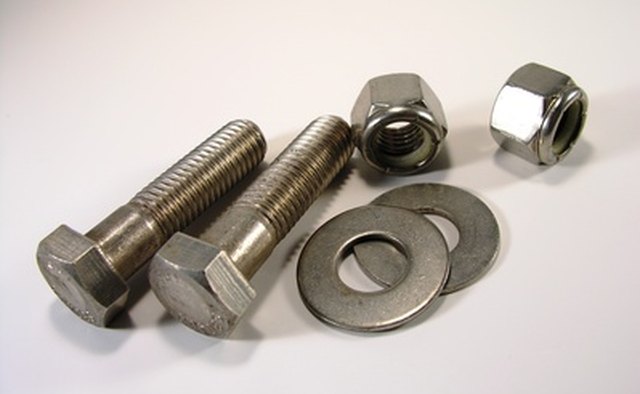 Bolts, washers and nuts reduce the amount of welding.