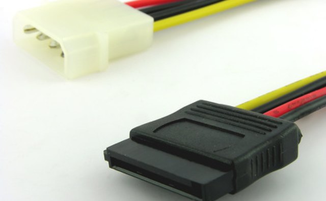 the white connector is molex, the black is SATA