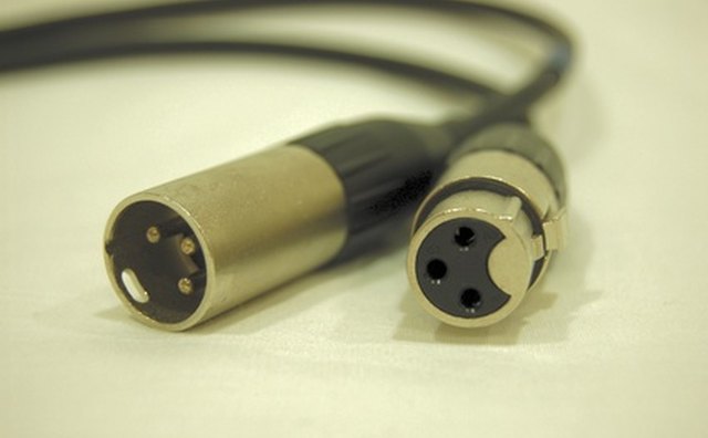An XLR cable