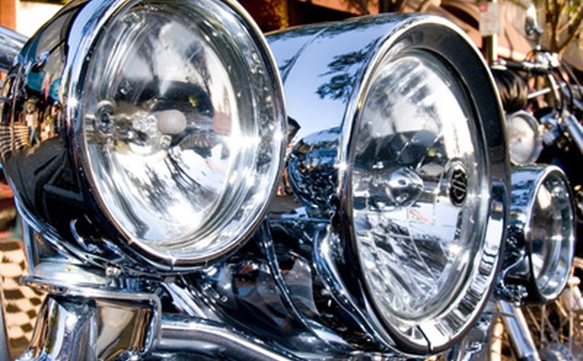 Chrome headlamps increase vision and visibility.