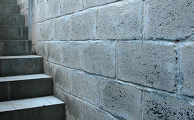Concrete blocks and stone have insulating qualities to help maintain a constant temperature.