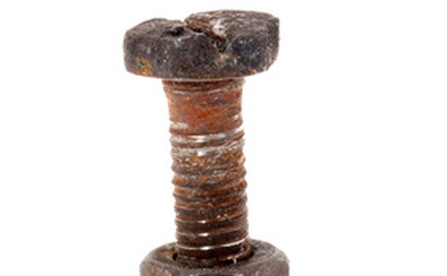 Corrosion can weaken a bolted connection.