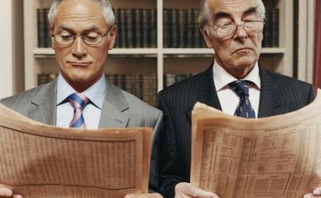 Fictional businessmen at odds