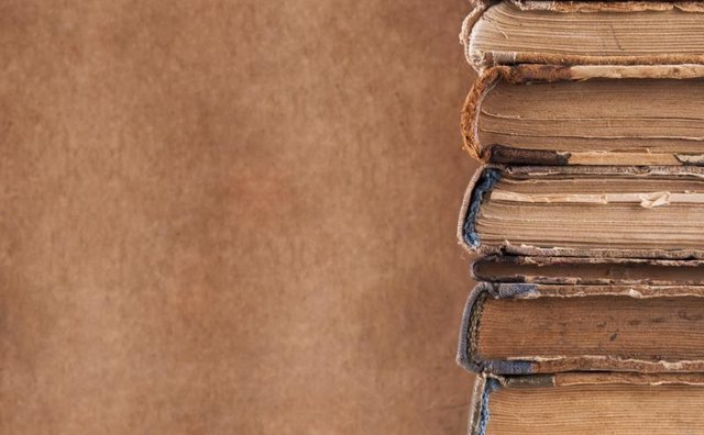 Antique books.