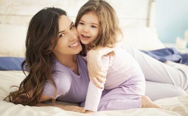 mother with daughter