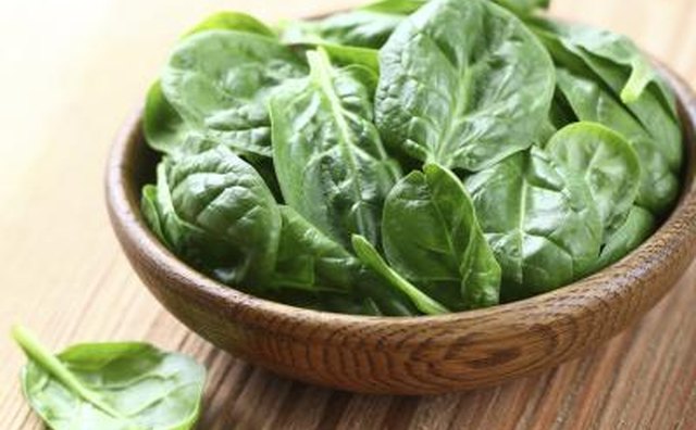 Bowl of spinach