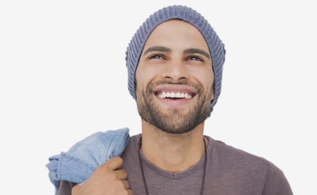 Man wearing beanie