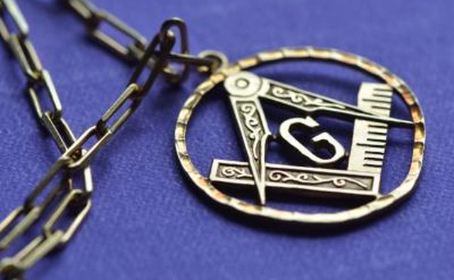 Antique Freemason Necklace