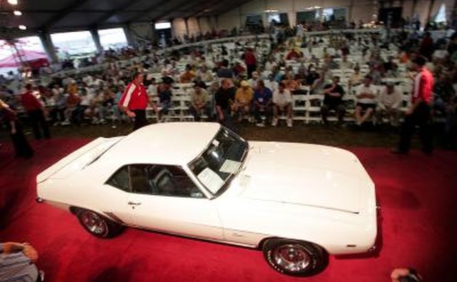 1969 Camaro ZL 1 on auction floor