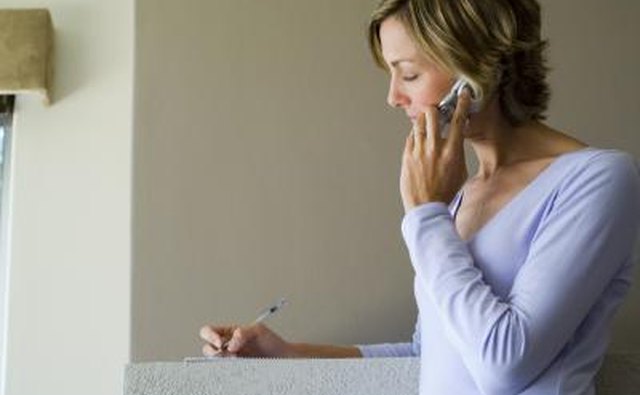 Woman on phone