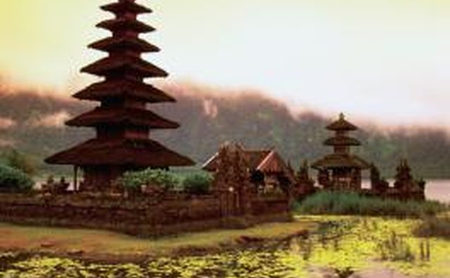 Pura Ulun Danu Temple on Lake Bratan, Bali, Indonesia