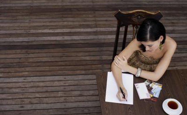 Go old-school romantic: write him a letter.