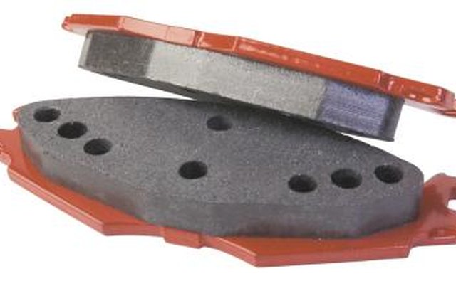 Close up of car brakes.