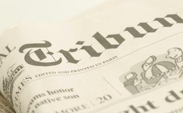Ask about free space in your local paper.