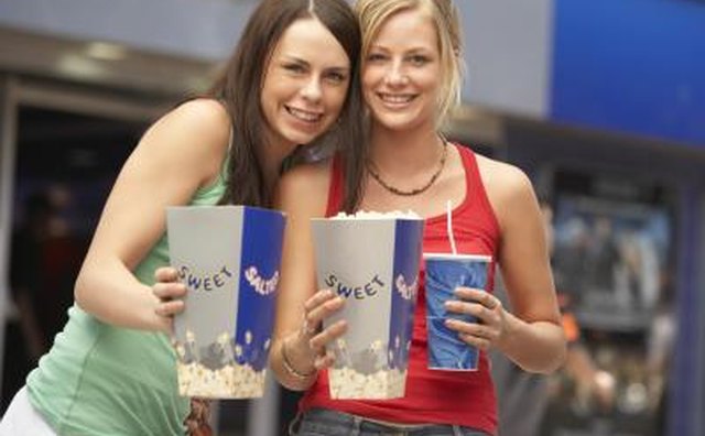 friends at movie theater