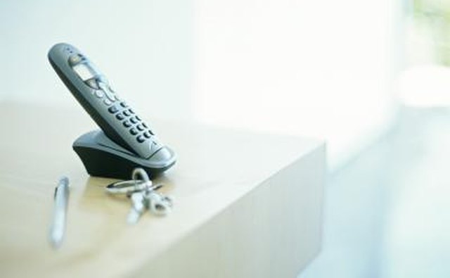 Phone on counter