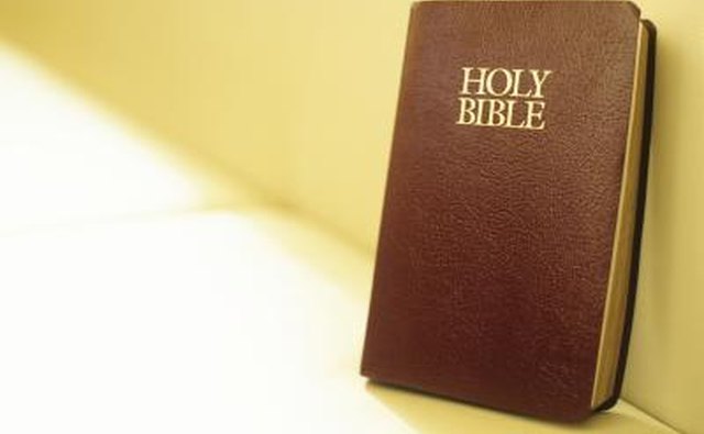 Close the bible until you call out a reference.