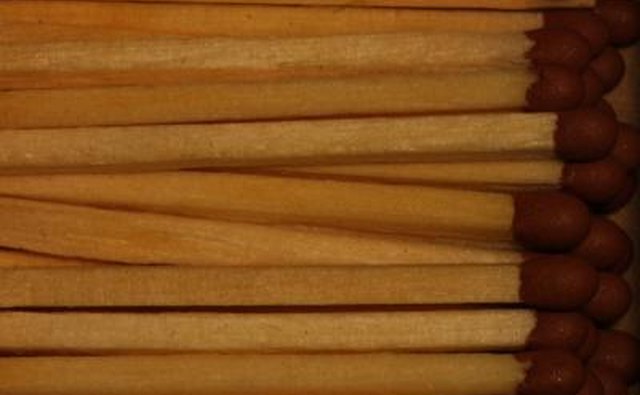 Unused matches are usually near the table of candles.