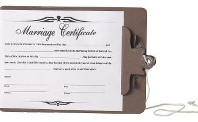 A marriage contract is a legal document.