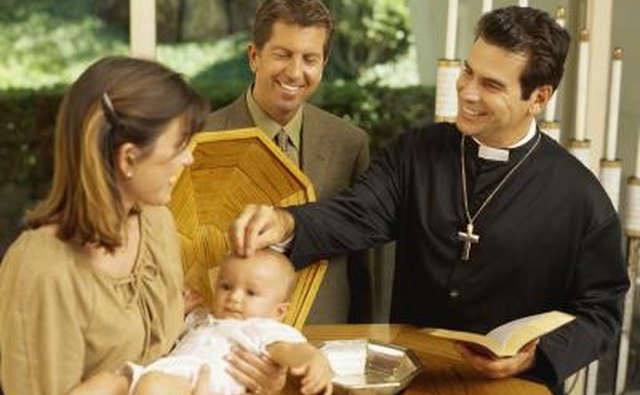Baby baptism.