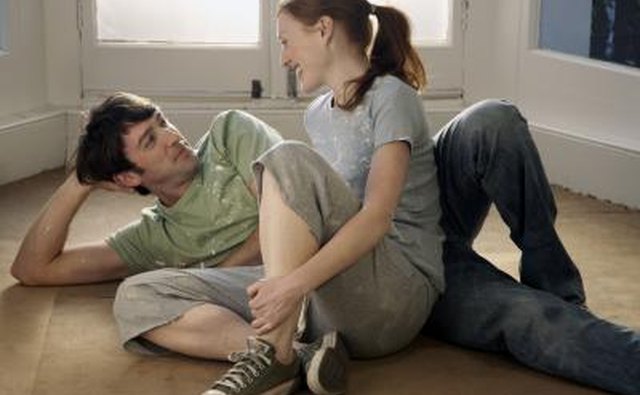 Offer to help. Your boyfriend may want to talk out his problems.