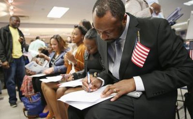 Naturalization ceremony