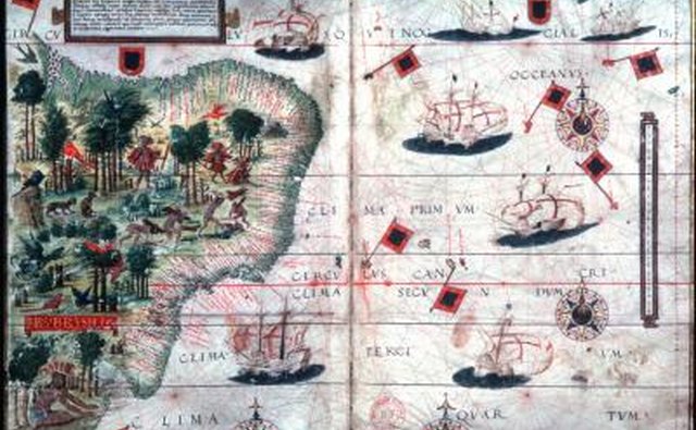 1525 map of Brazil