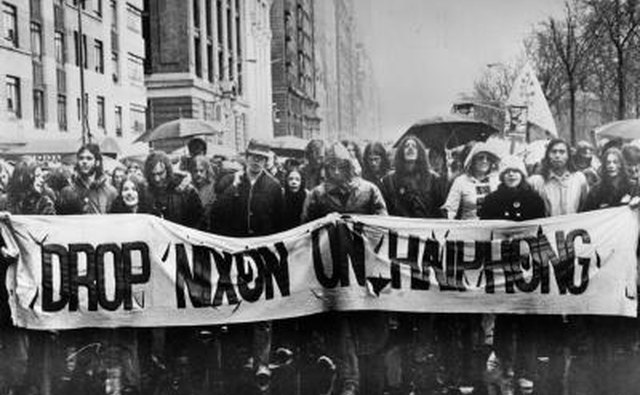 Anti-war protest in New York City in 1969