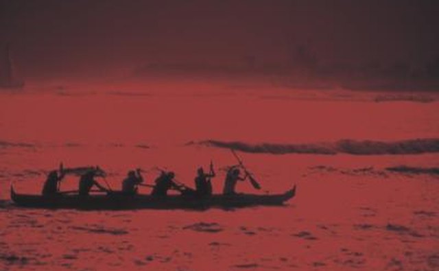 The scattering of ashes in a Hawaiian canoe ceremony is a beloved tradition.