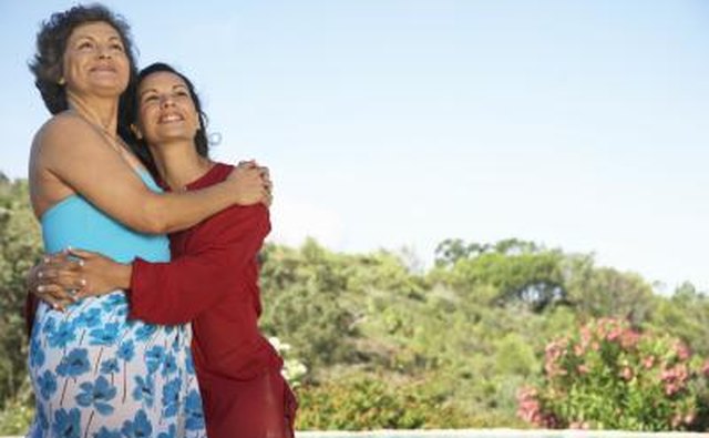 Friends hugging