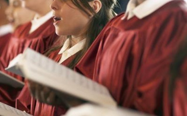 Young choir members