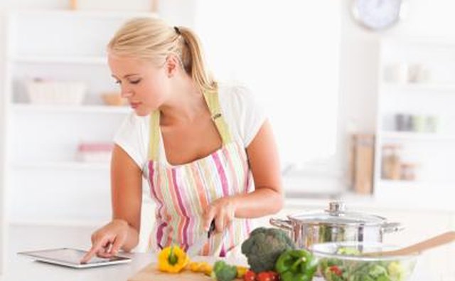woman cooking