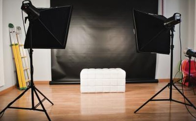 Empty photo studio