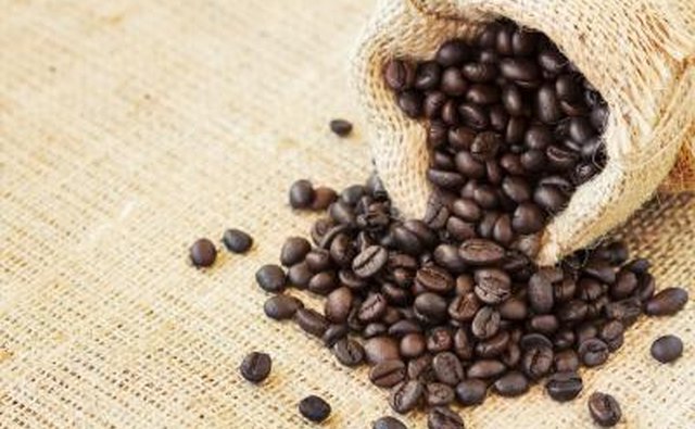 Bag of coffee beans