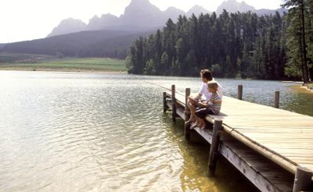Take the family on a fishing trip in a private or nudist-friendly lake.