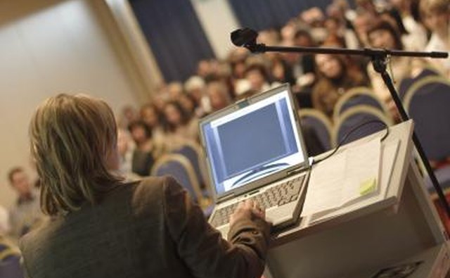 An informational seminar is a great way to provide guests with in-depth information.