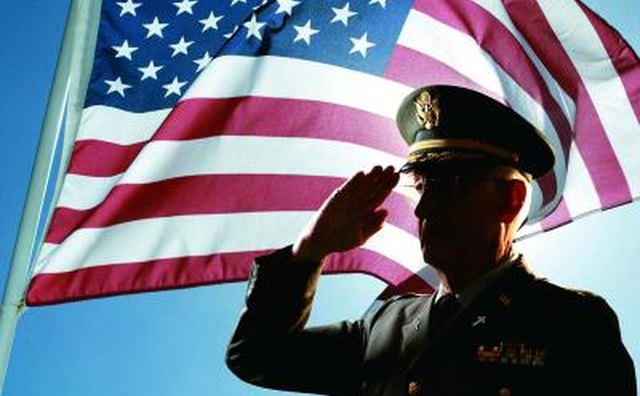 Veterans' groups collect flags from the community and hold special disposal ceremonies.