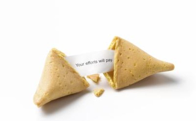 Good fortune represented by a Fortune Cookie.